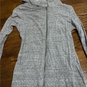 Grey zip up